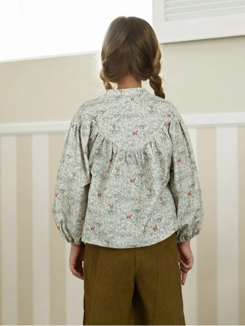 Rosette Flower Blouse