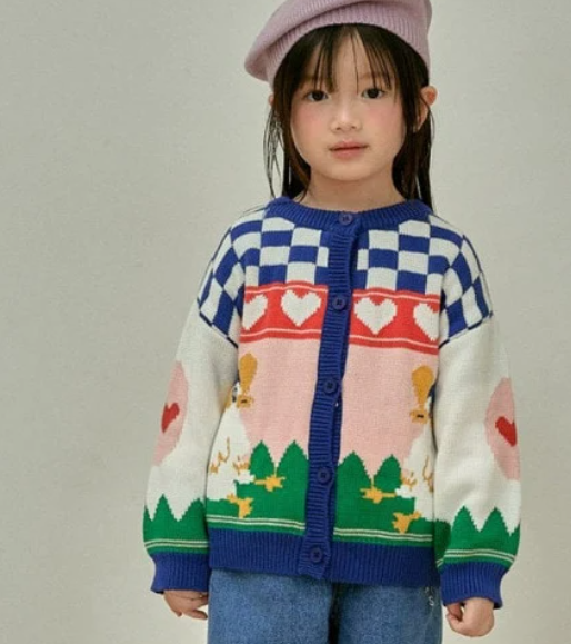 Chess Duck Cardigan