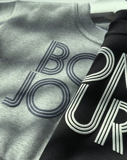 Bonjour Sweatshirt Set